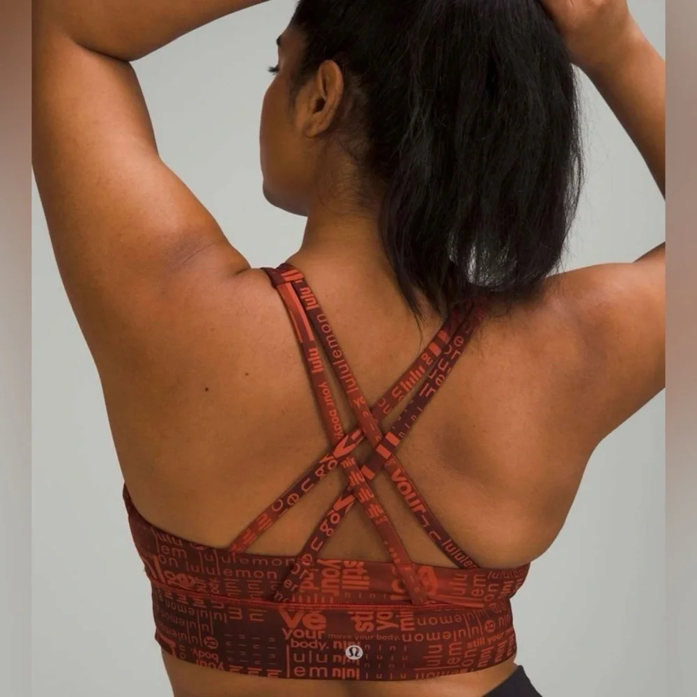 Lululemon Energy High-Neck Longline Bra *Medium Support, B-D Cups Women’s Size 2